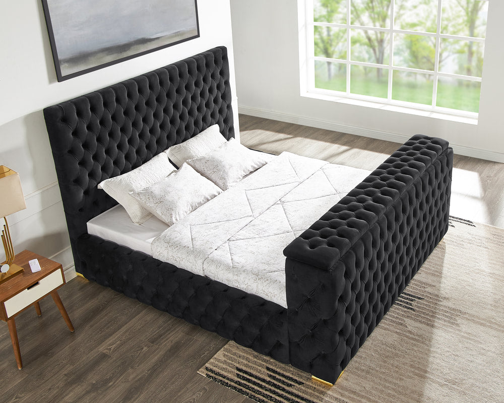 Future Platform Bed in Black