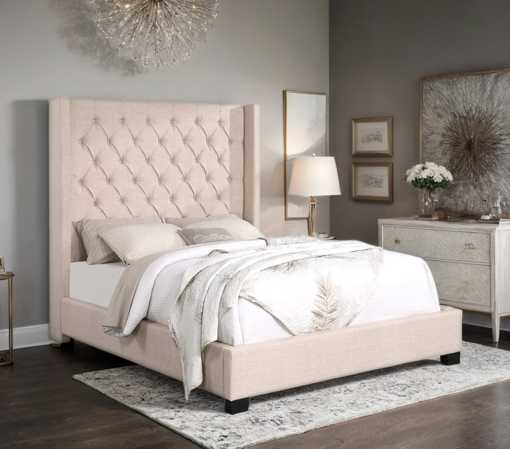 HH403 6ft Beige Bedframe