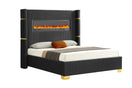 Switch Romance Black Platform Bed 2 image