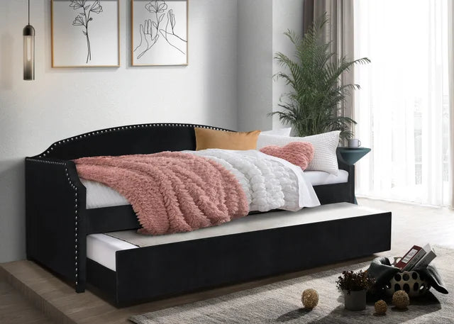 Amanda Black Trundle Bed