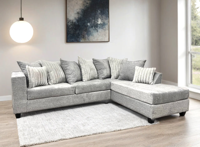 410 Gray Sectional