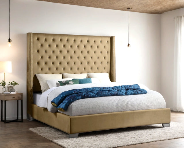 HH225 6ft Gold Diamond Bed