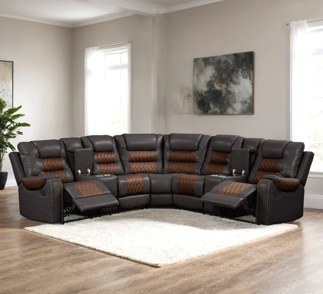 Jordon3 Reclining Sectional