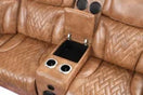 Switch Barcelona Brown Power Reclining Sectional (Power Headrests) 2 image