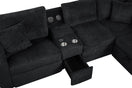 Switch Hunter Black Reclining Sectional 3 image