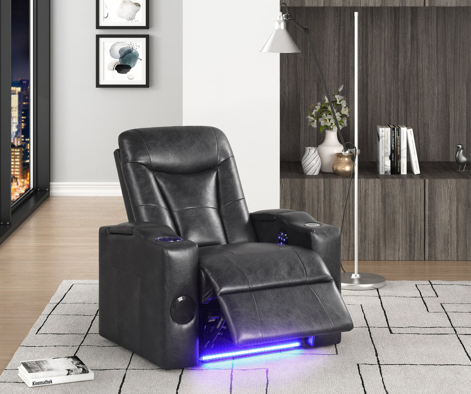 Top Gun Power Reclining Chair black