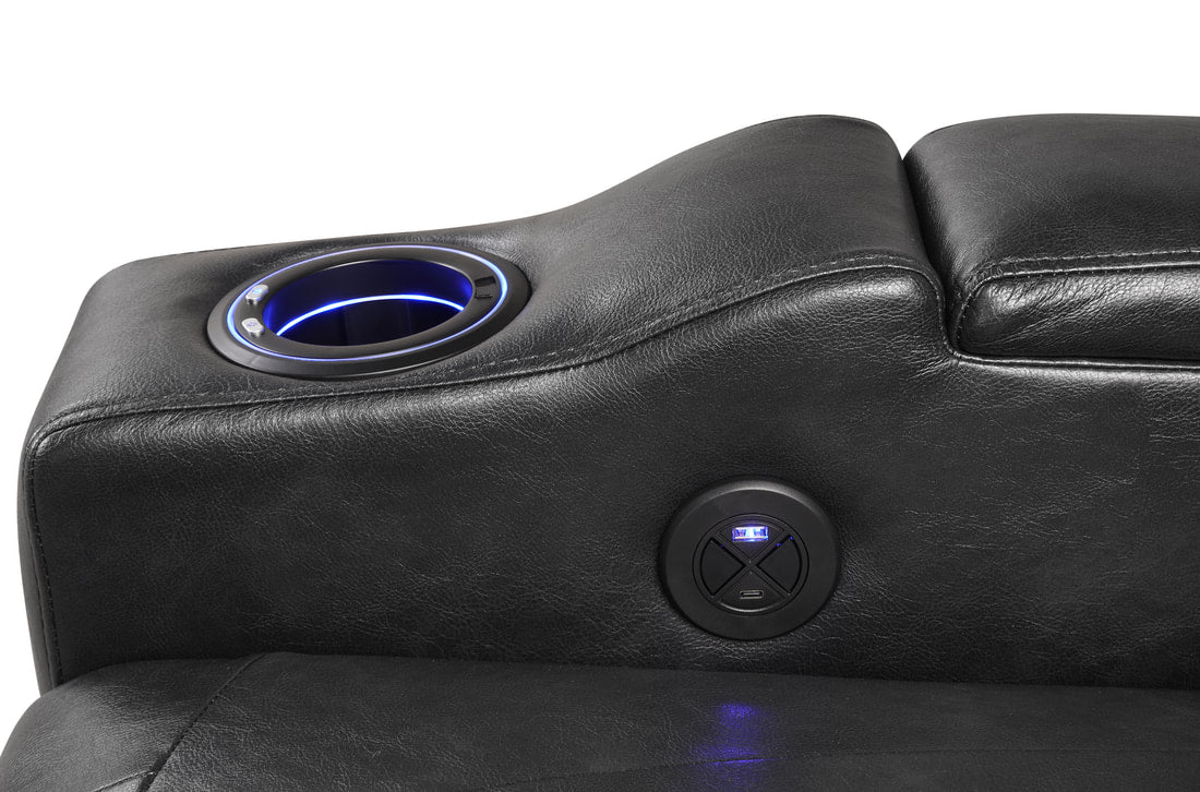Top Gun Power Reclining Chair black